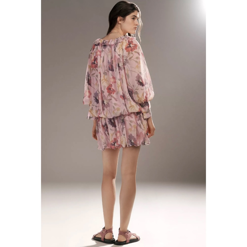 ANTHROPOLOGIE Mare Mare Long-Sleeve Mini Dress - Size Medium, NWT ($168 Retail) - Picture 3 of 8